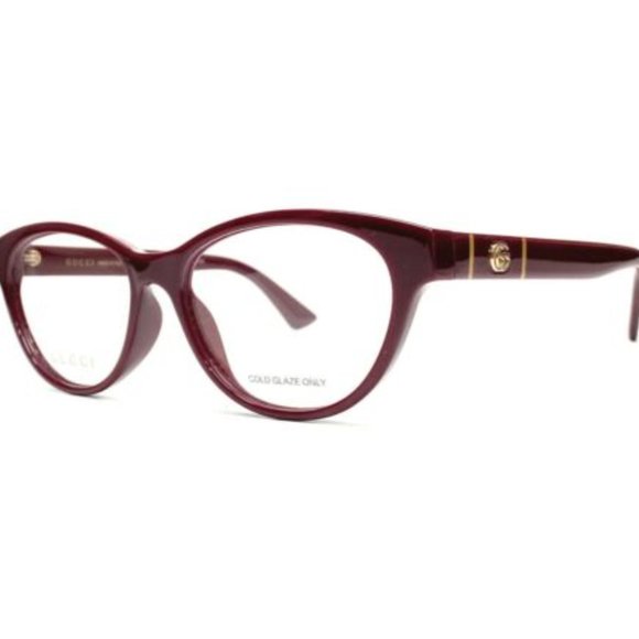 Gucci Women's Burgundy Oval Eyeglasses! - Picture 1 of 3